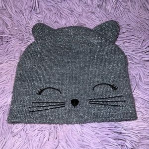 🖤Gray Kitty Beanie🖤